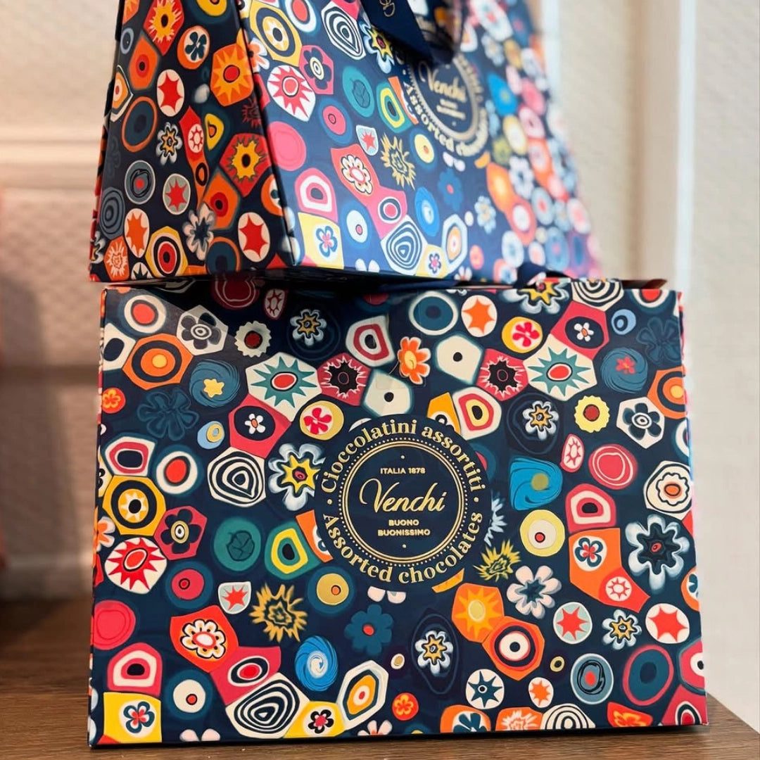 Venchi - Murrine Gift Bag - Gourmet Italian Mixed Chocolate Pearls