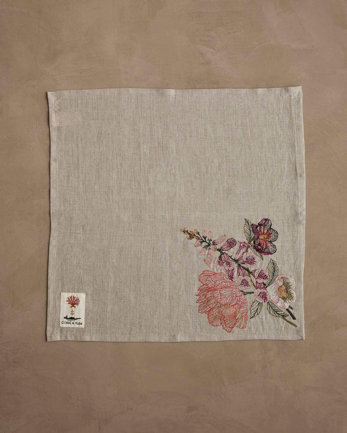 Coral & Tusk - Blush Bouquet - Dinner Napkin
