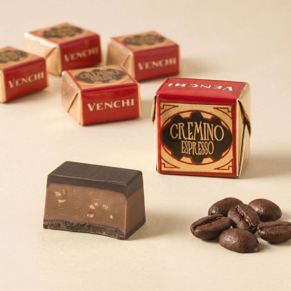 Venchi - 7-Blend Espresso Dark Chocolate Cube