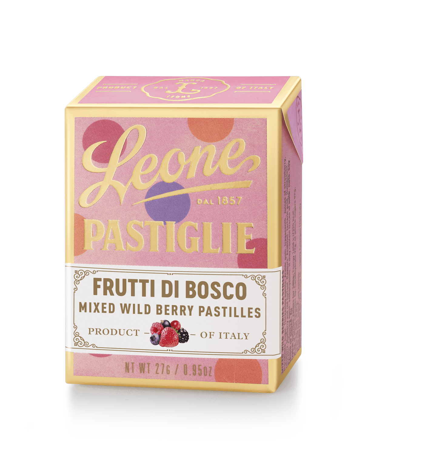 Leone - Pastiglie - Frutti Di Bosco Mixed Wild Berry Pastilles - 0.95 oz.