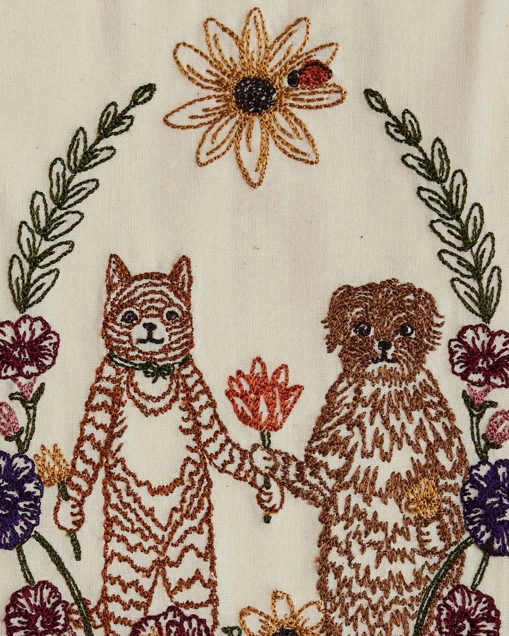 Coral & Tusk - Cat & Dog Friends Garland Card