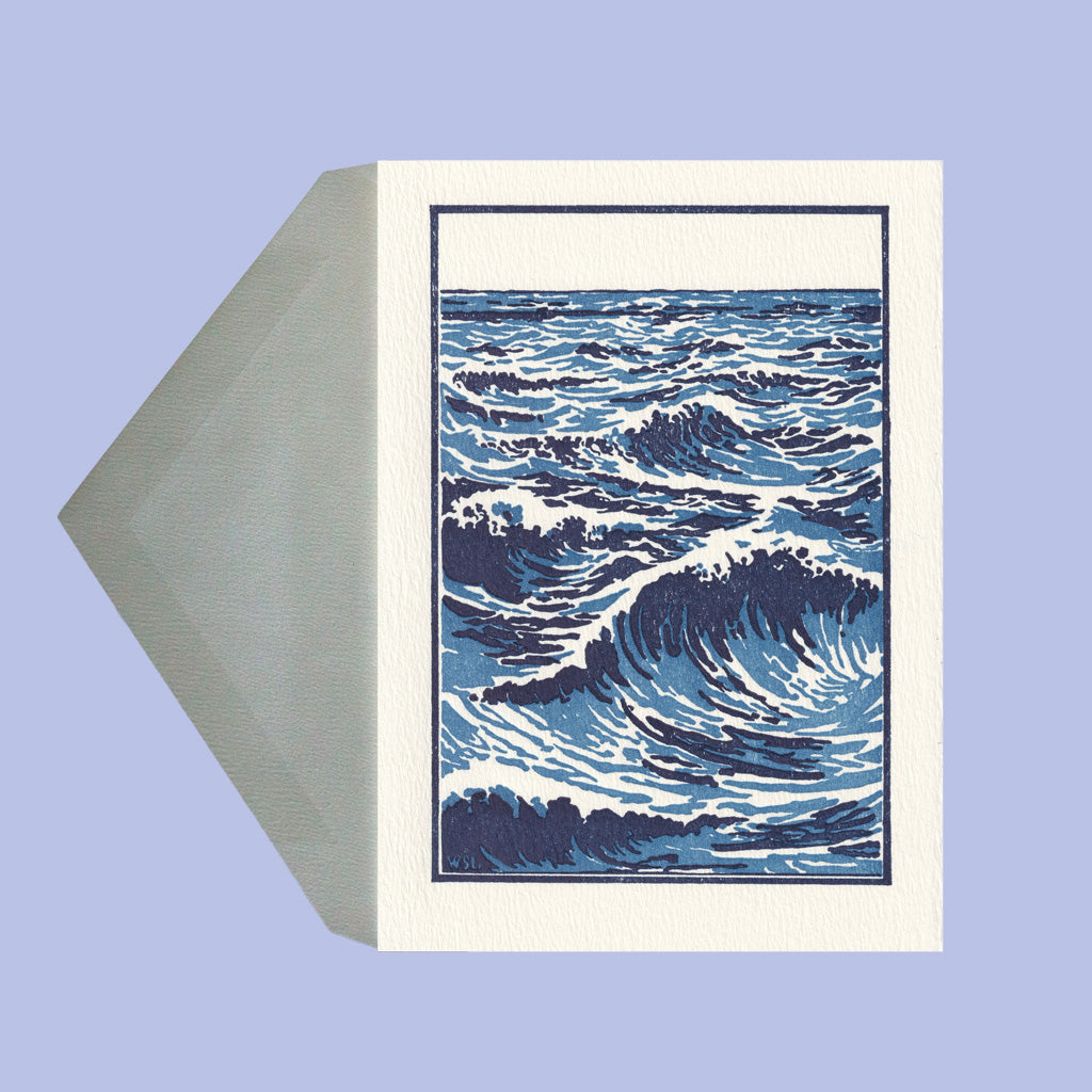 Saturn Press - The Sea Greeting Card