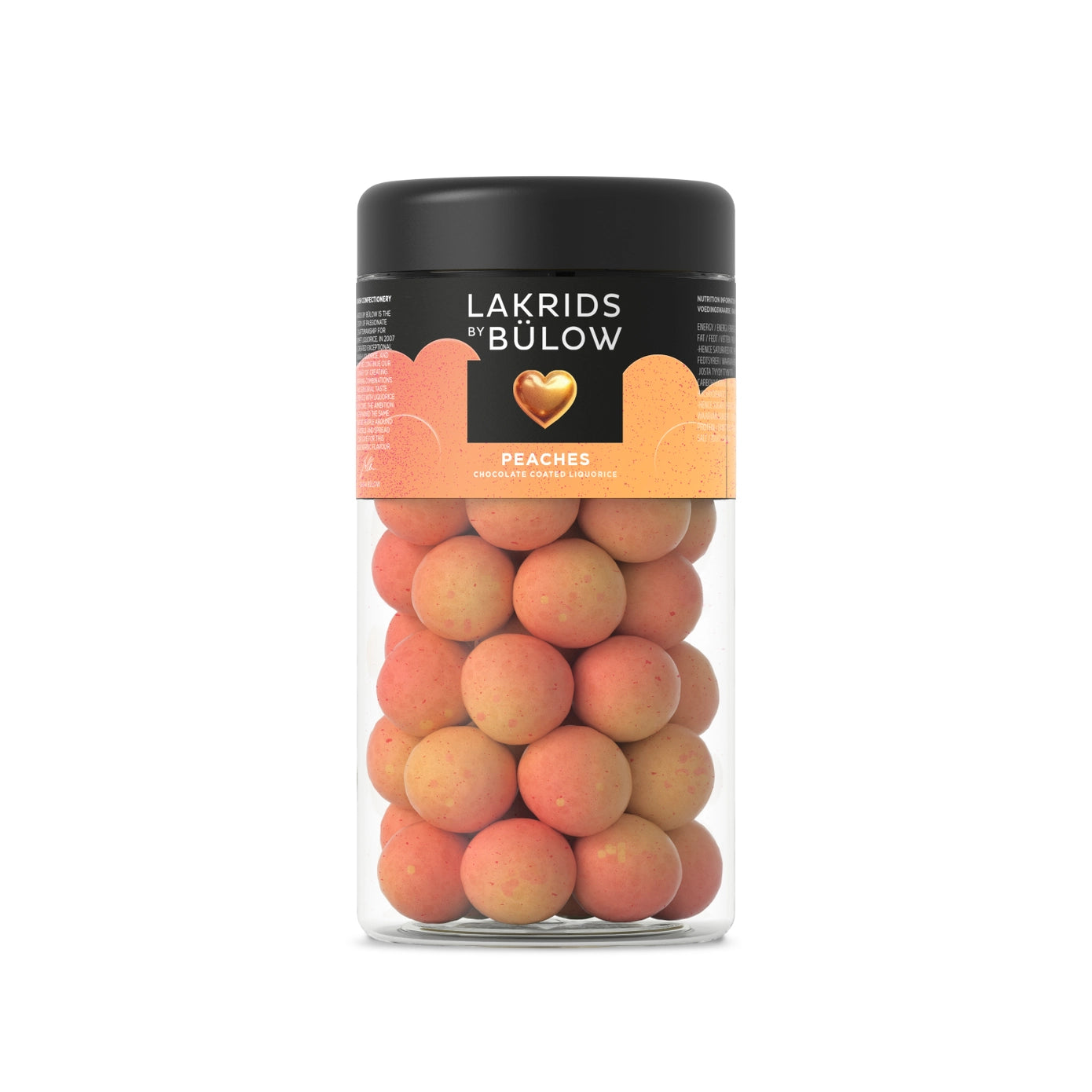 Lakrids By Bülow - Peaches White Chocolate Coated Licorice - 10.41 oz.