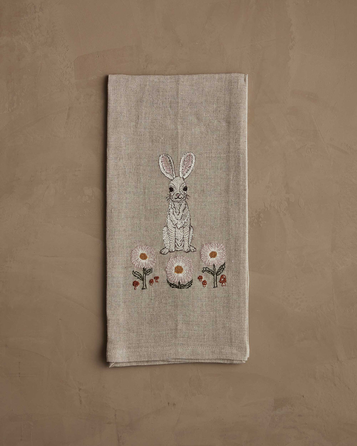 Coral & Tusk - Bunny & Daisies - Tea Towel