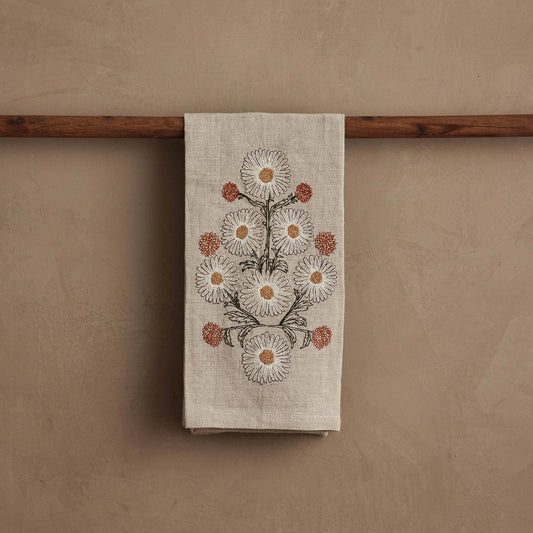 Coral & Tusk - Daisy Bouquet - Tea Towel