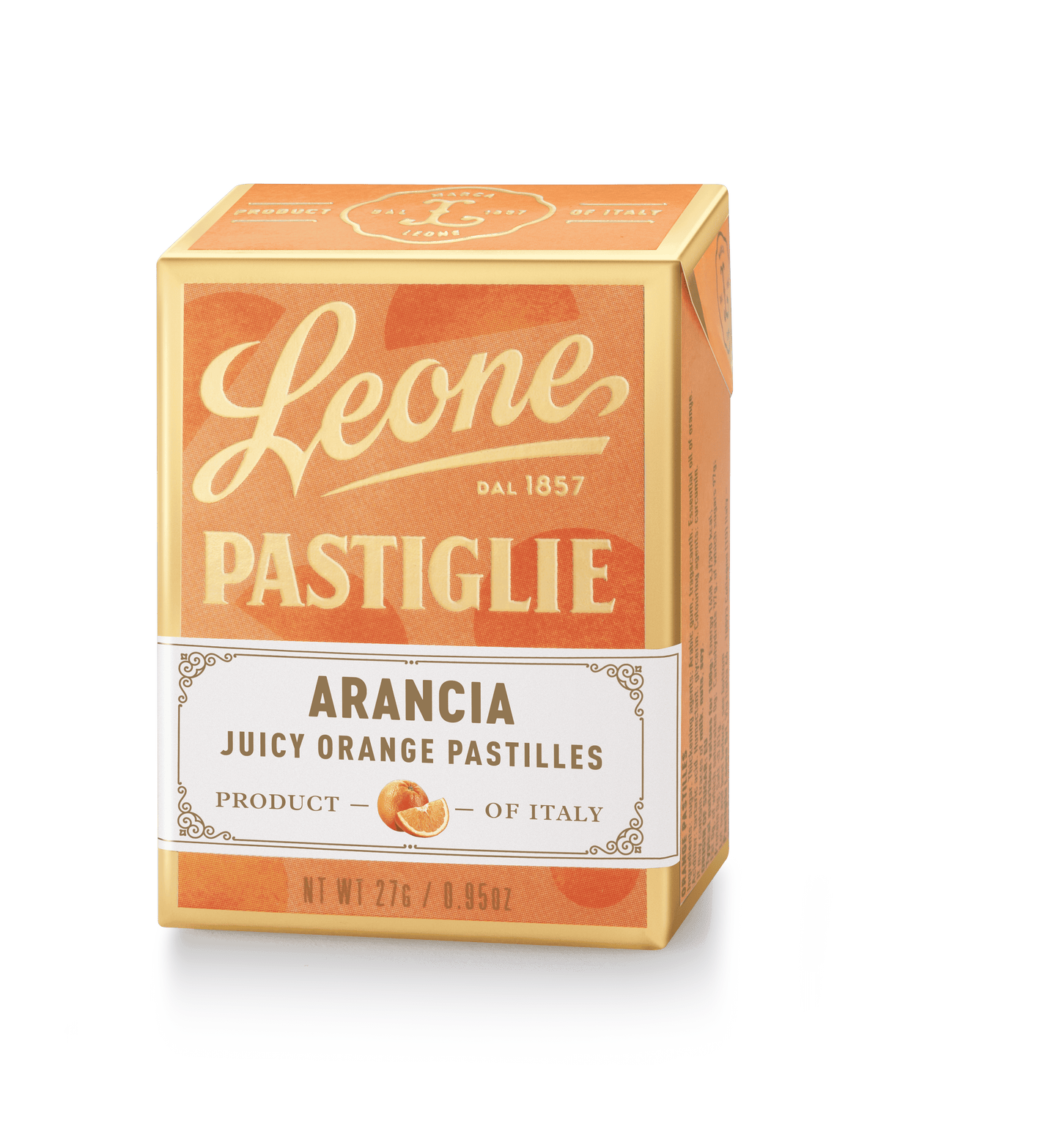 Leone - Pastiglie - Arancia Juicy Orange Pastilles - 0.95 oz.