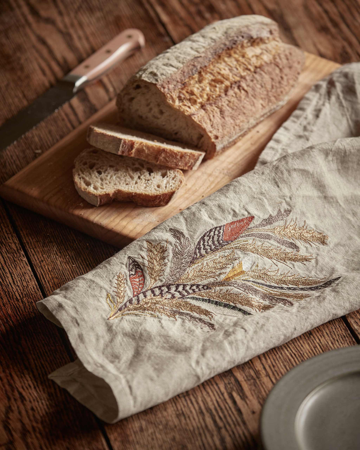 Coral & Tusk - Wheat Harvest - Tea Towel