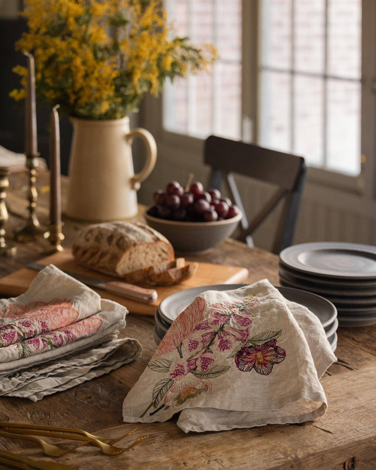 Coral & Tusk - Blush Bouquet - Dinner Napkin