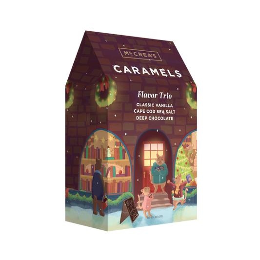 McCrea's Candies - Flavor Trio - Classic Vanilla, Cape Cod Sea Salt, Deep Chocolate - 15 Pieces