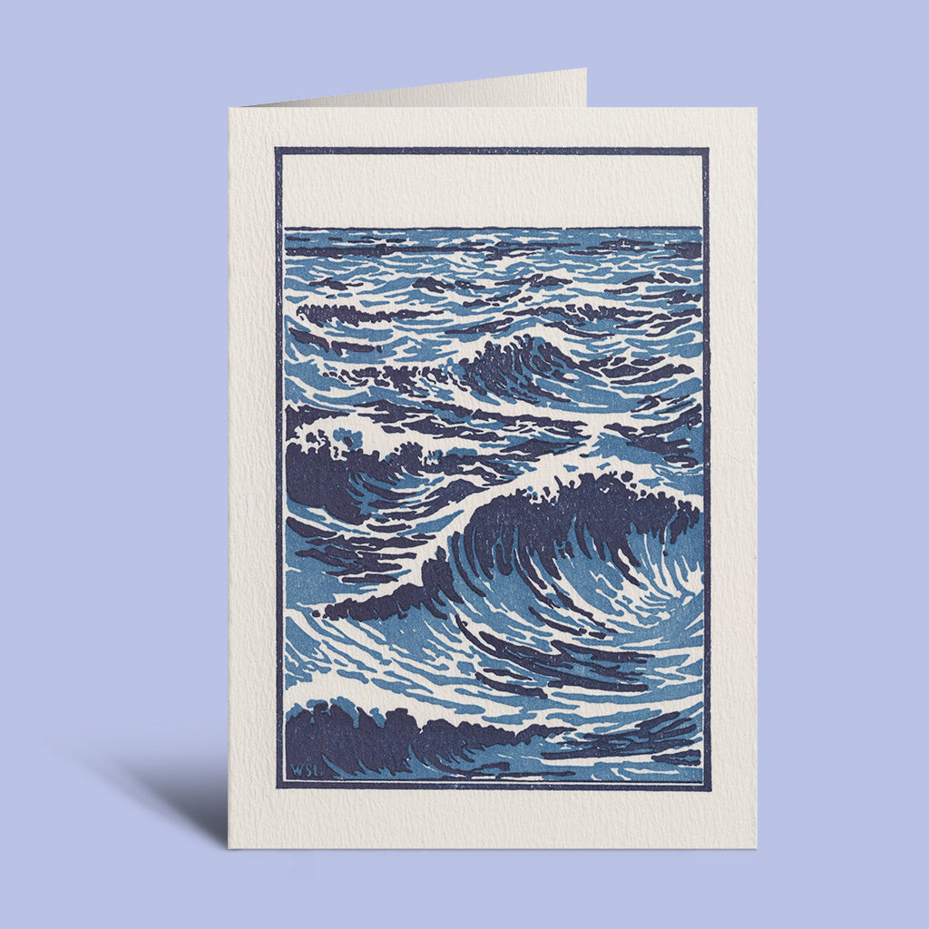 Saturn Press - The Sea Greeting Card