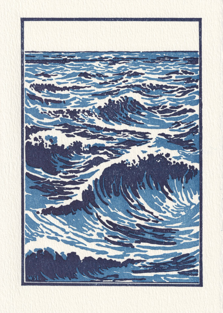 Saturn Press - The Sea Greeting Card