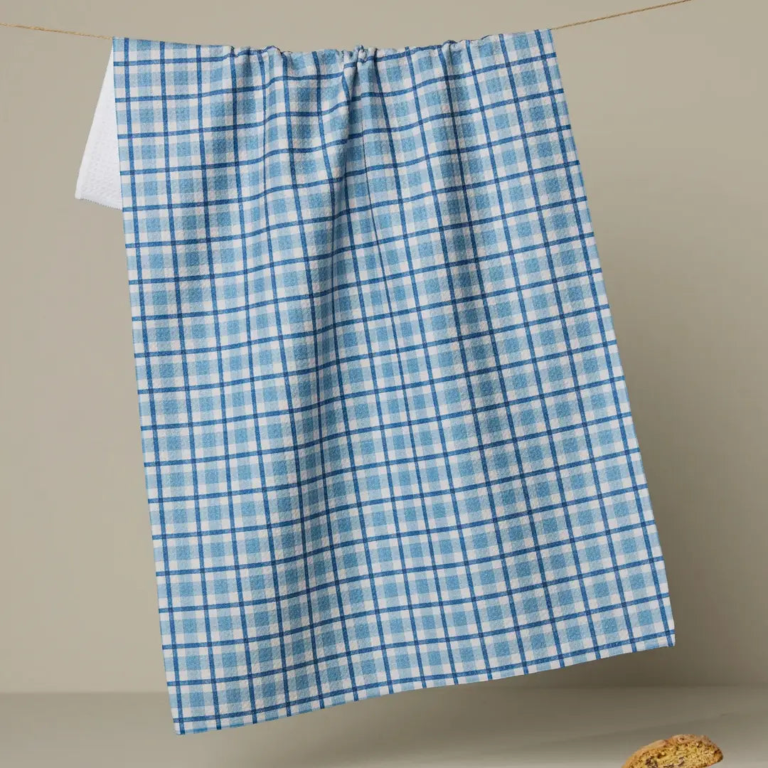 Geometry - Bluefield Tea Towel