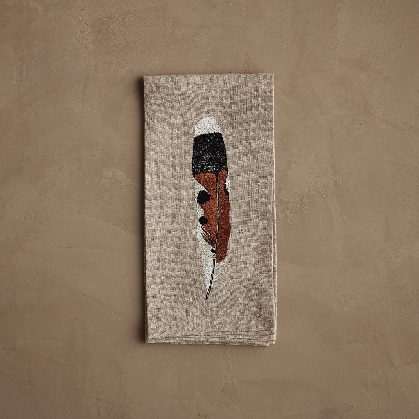 Coral & Tusk - Kestrel Feather - Dinner Napkin