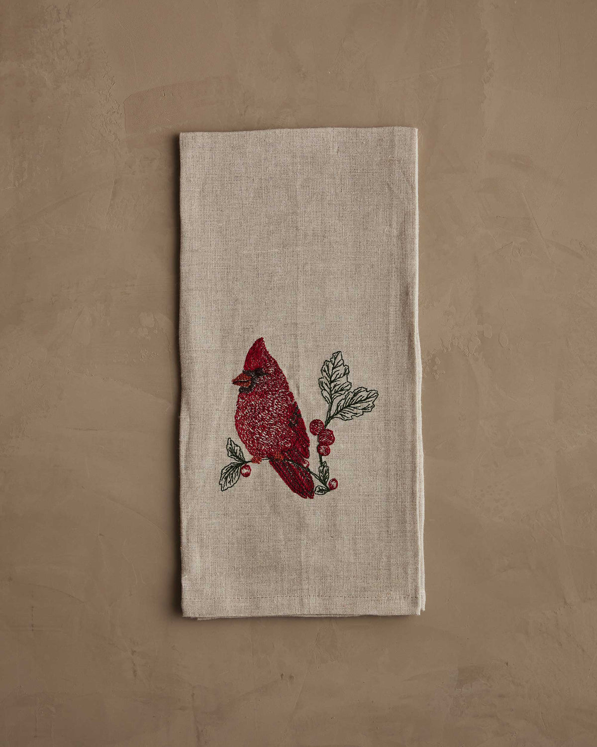 Coral & Tusk - Red Cardinal - Tea Towel