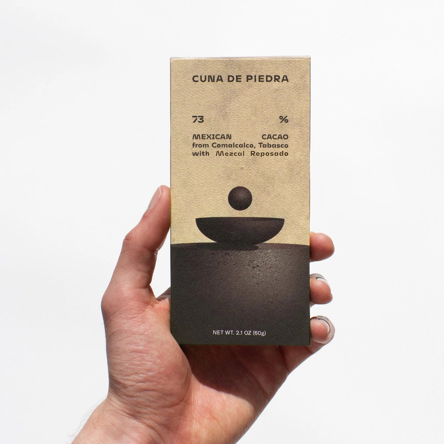 Cuna De Piedra - Comalcalco, Tabasco Dark Chocolate W/ Reposado Mezcal - 73% - 2.1 oz.