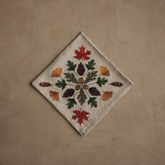 Coral & Tusk - Pressed Leaves - Dinner Napkin