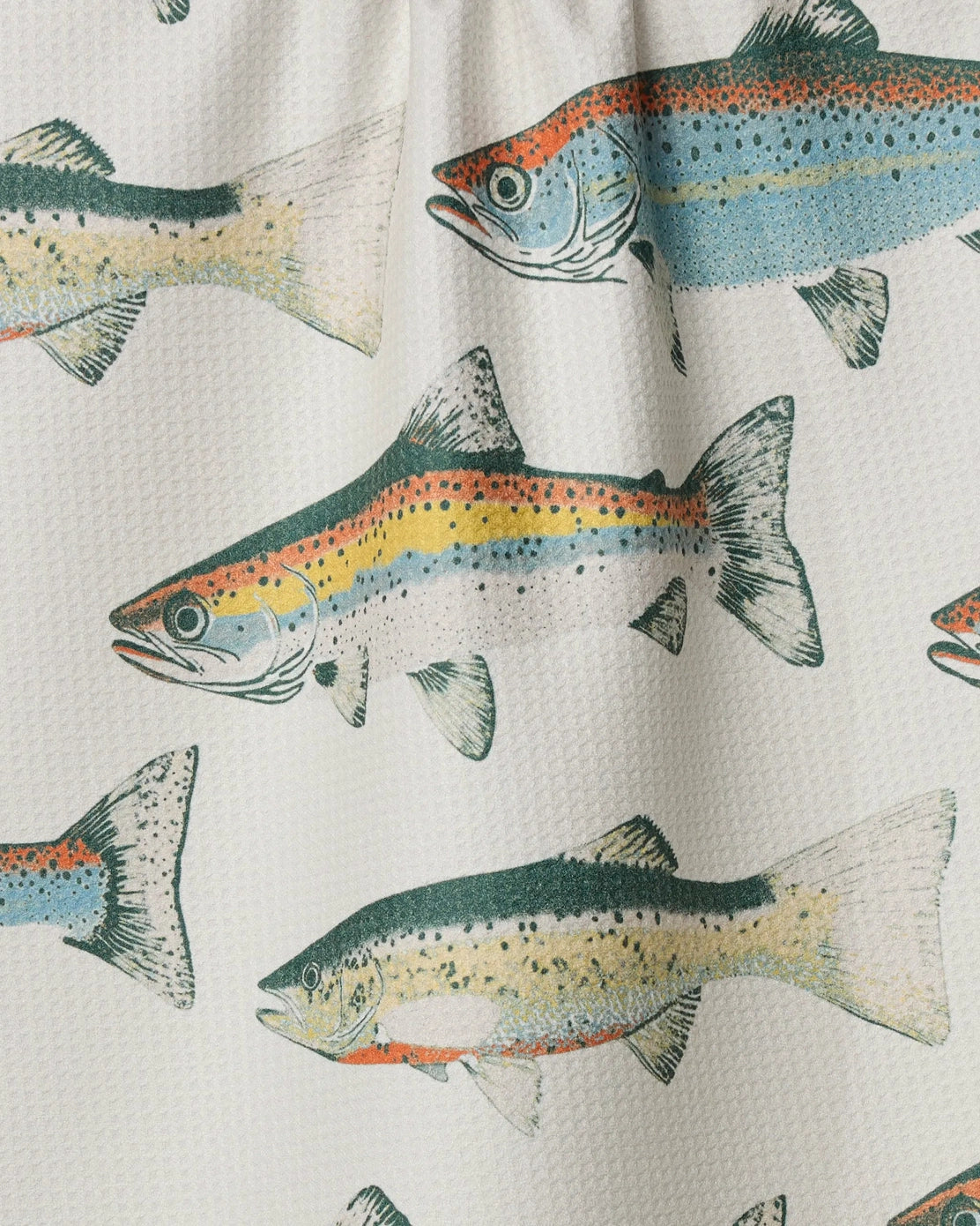 Geometry - Hooked on Fishing Tea Towel