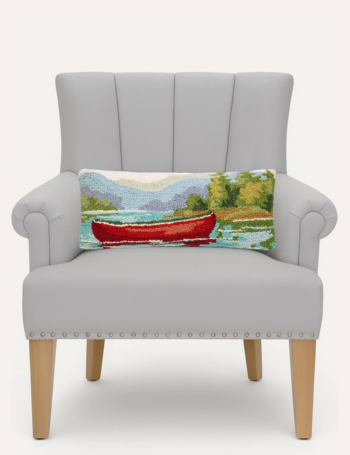 Peking Handicraft - Lake Scene Hook Pillow