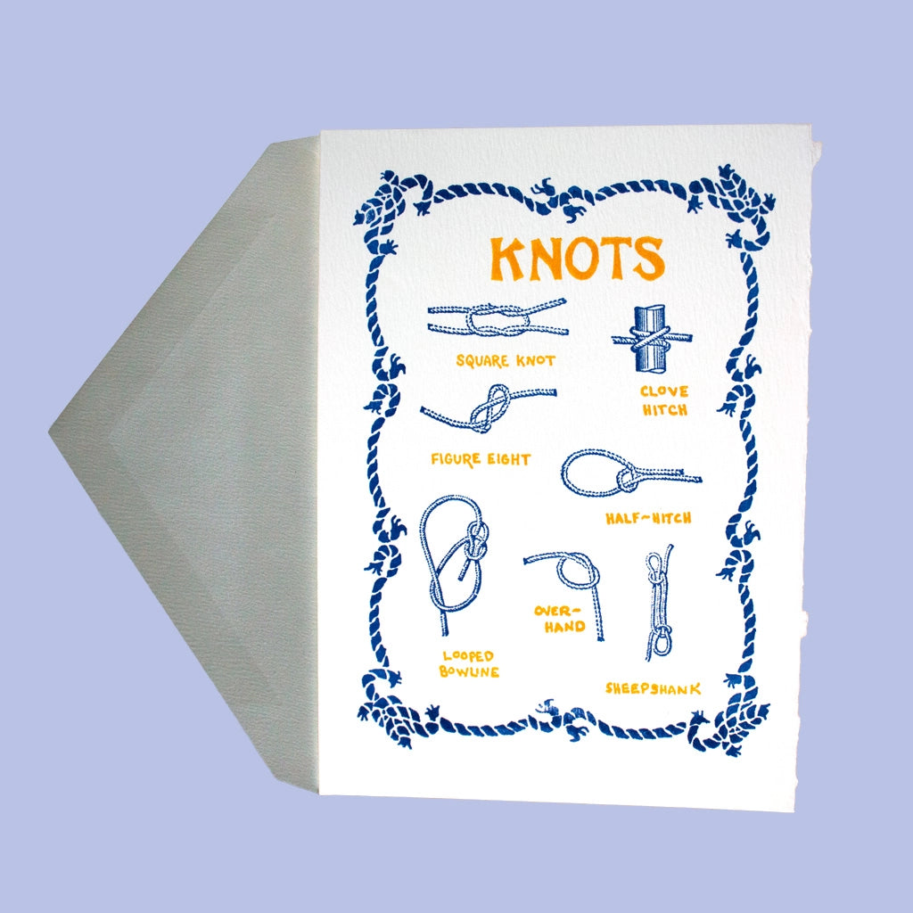 Saturn Press - Knots Greeting Card