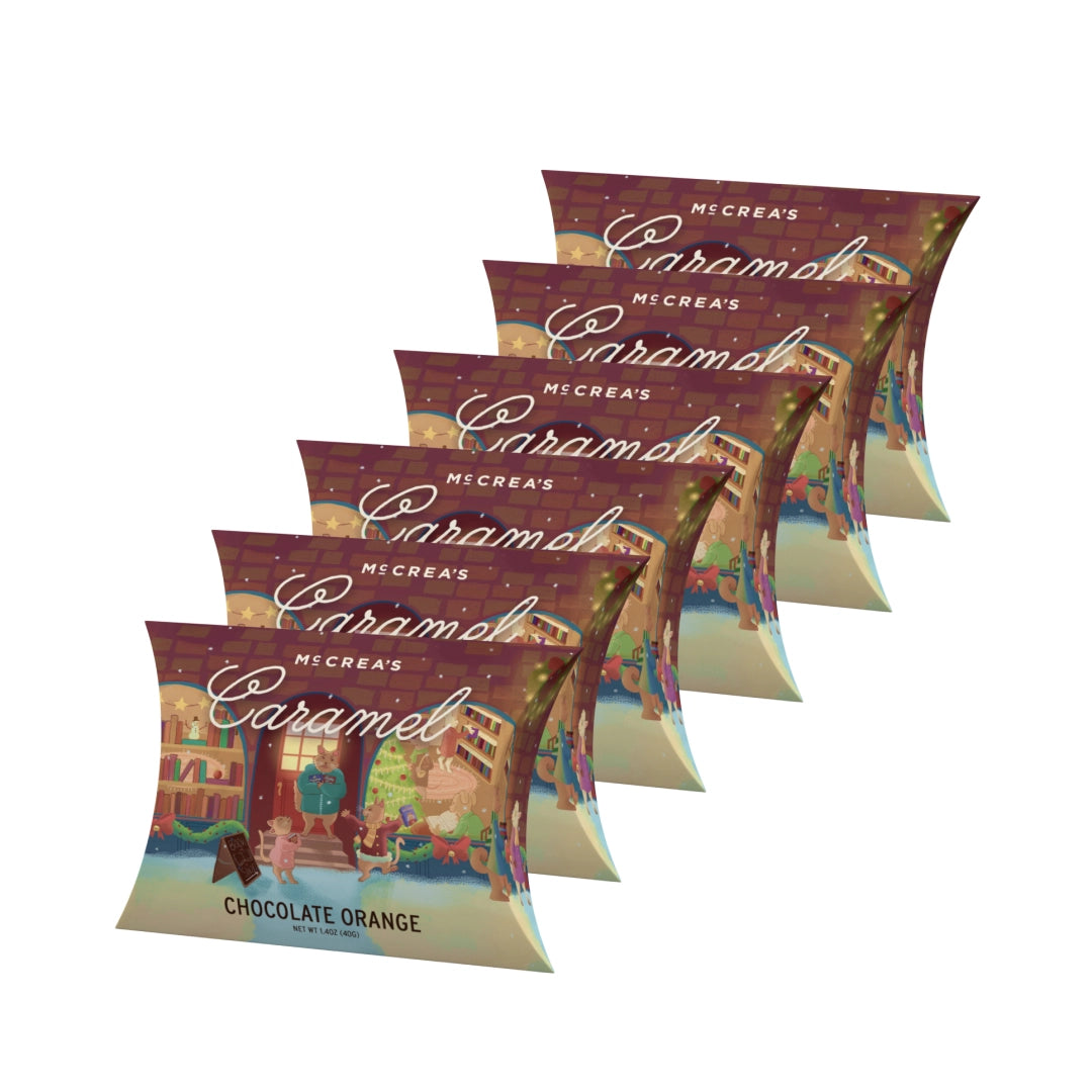 McCrea's Candies - Caramels Pillow Box - Chocolate Orange - 1.4 oz.