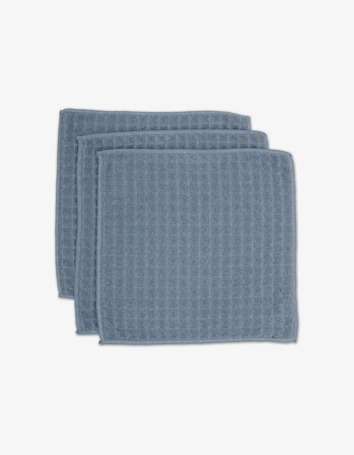Geometry - Sky - Waffle Washcloth Set - 10 in. x 10 in. - 3 Pack