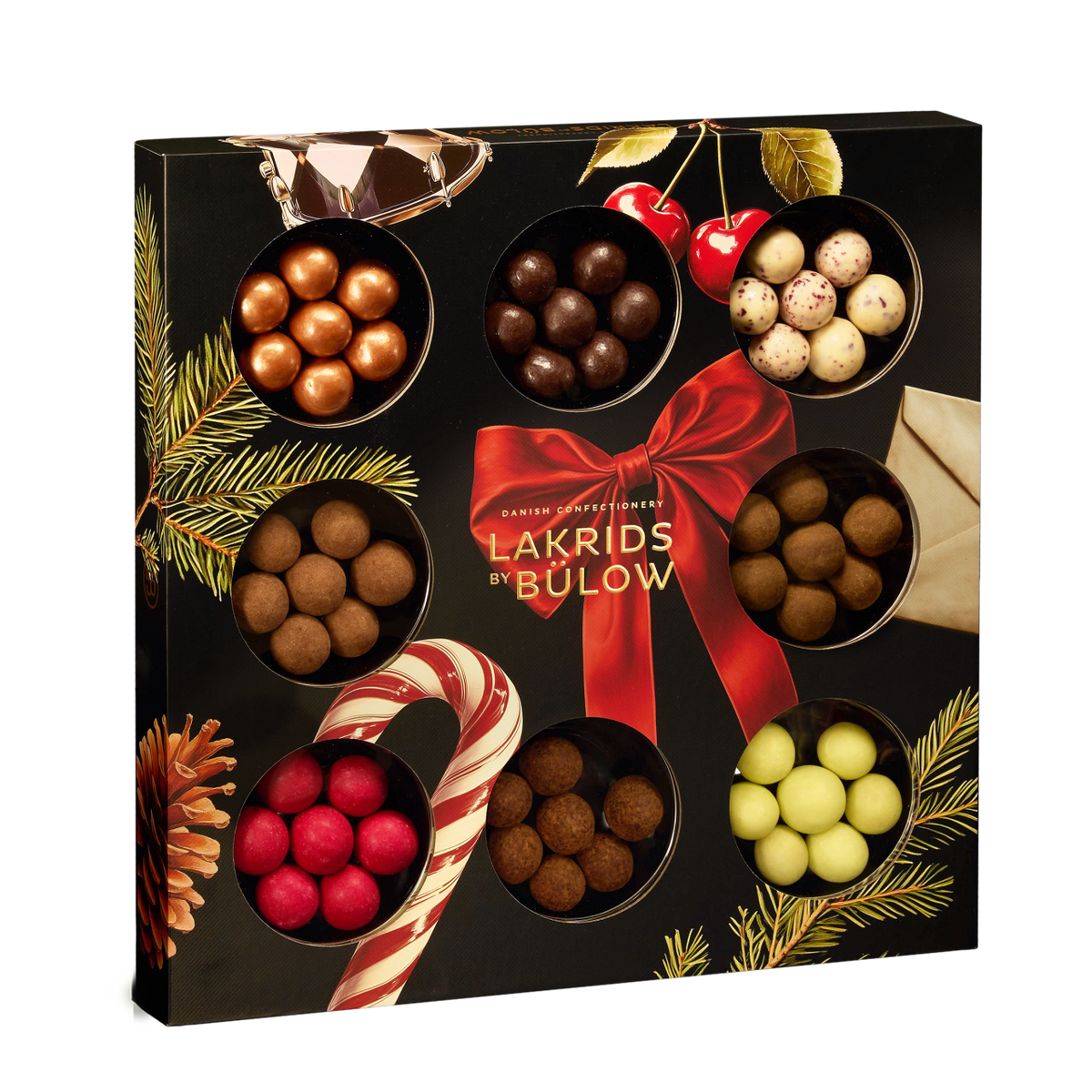 Lakrids By Bülow - Winter Selection Box - 8 Flavors - Chocolate Coated Licorice - 11.5 oz.