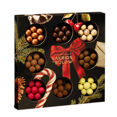 Lakrids By Bülow - Winter Selection Box - 8 Flavors - Chocolate Coated Licorice - 11.5 oz.