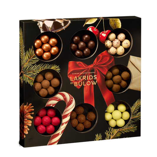 Lakrids By Bülow - Winter Selection Box - 8 Flavors - Chocolate Coated Licorice - 11.5 oz.