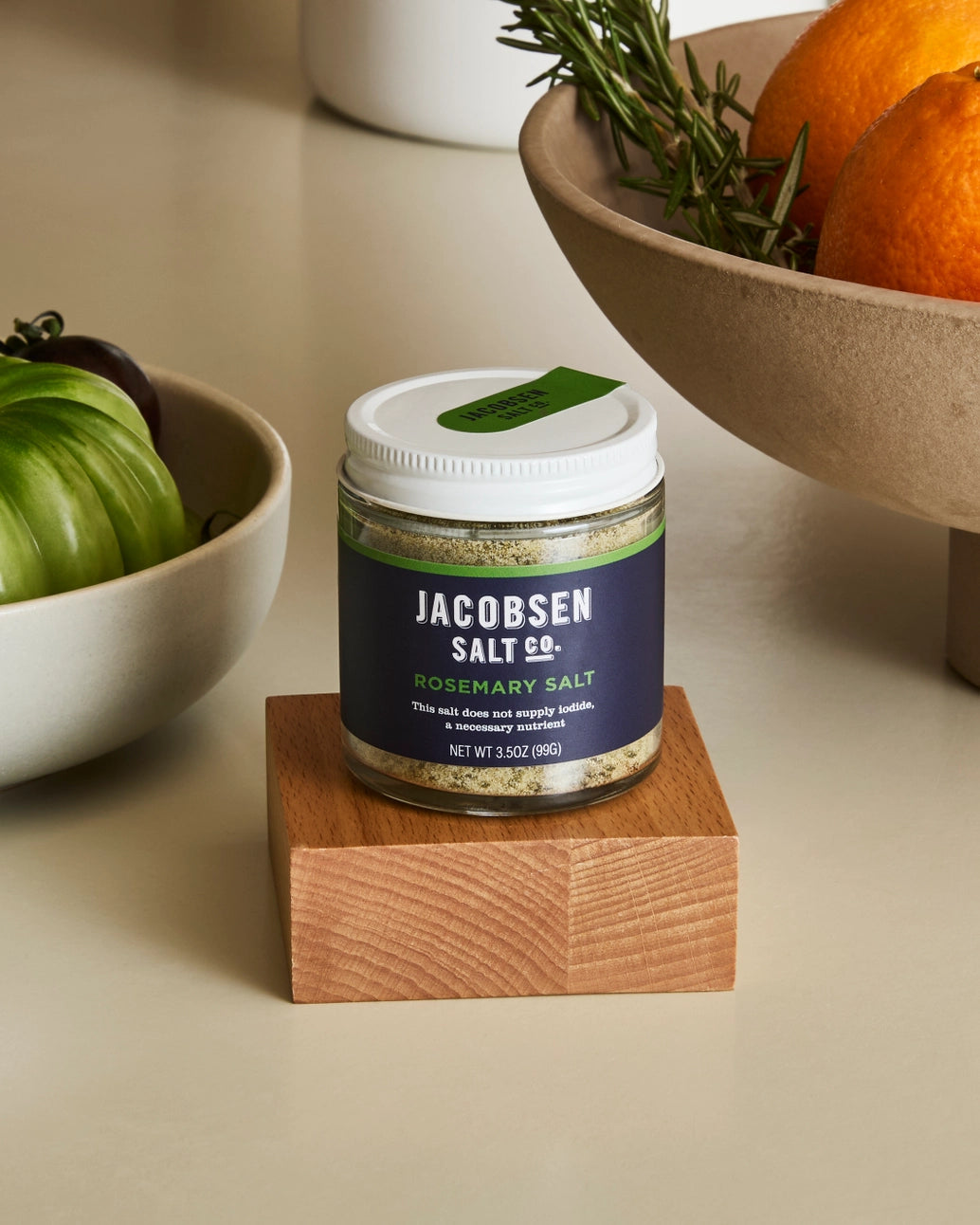 Jacobsen Salt Co. - Rosemary Infused Sea Salt - 3.5 oz.