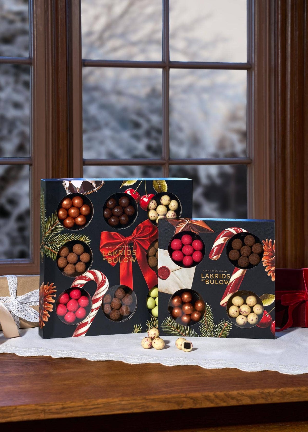 Lakrids By Bülow - Winter Selection Box - 8 Flavors - Chocolate Coated Licorice - 11.5 oz.