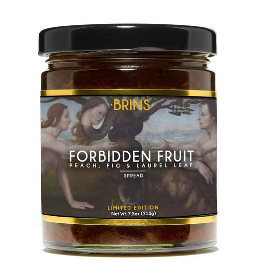 BRINS - Forbidden Fruit - Peach Fig & Laurel Leaf Jam - 7.5 oz.