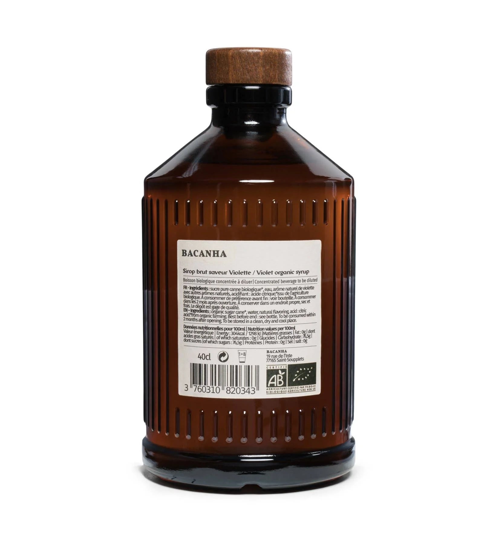 Bacanha - Violet Syrup - 13.5 oz.