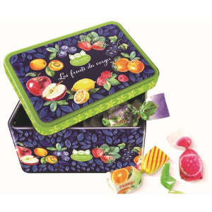 Barnier - Fruit-Filled Candies - Assorted Orchard Flavors Tin - 100 g
