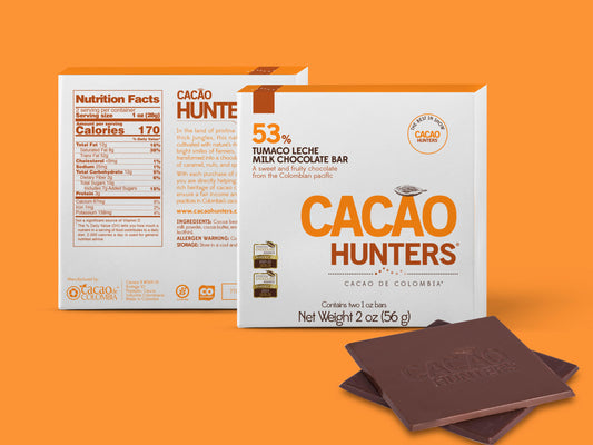 Cacao Hunters - Tumaco Milk Chocolate - 53% - 2 oz.