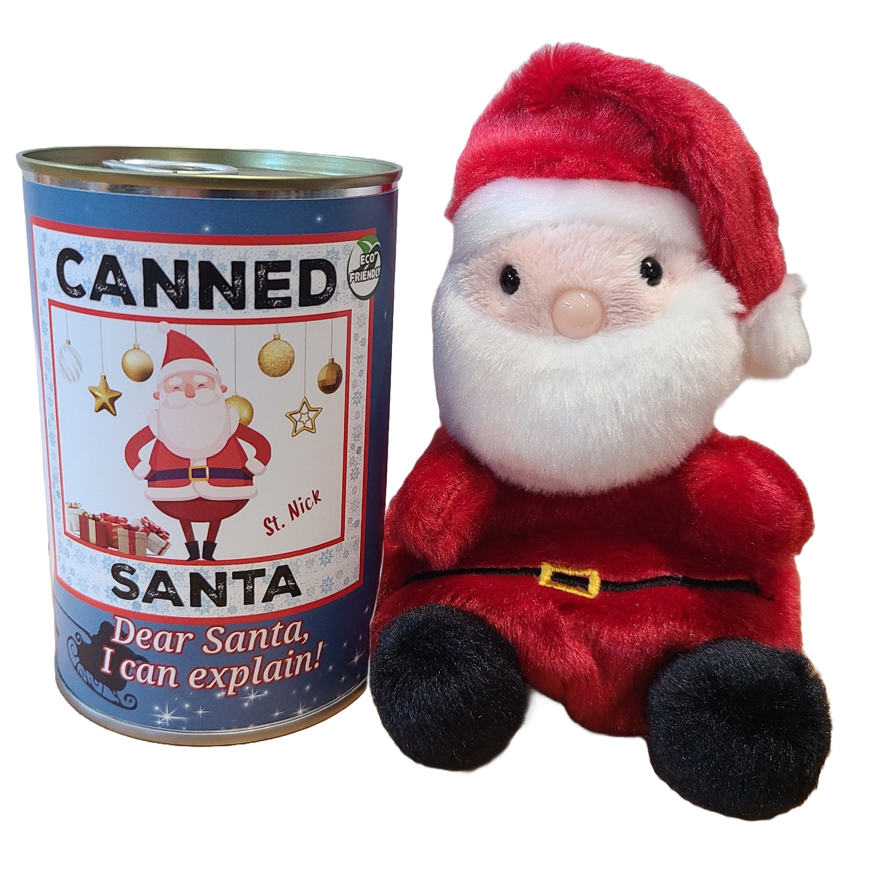 Canned Gifts - Canned Santa - Pop Top Lid
