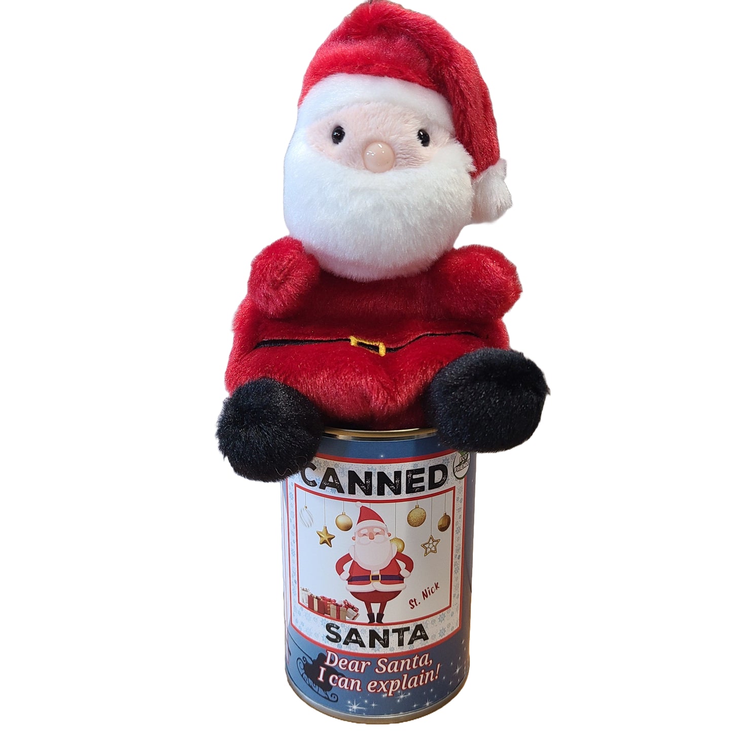 Canned Gifts - Canned Santa - Pop Top Lid