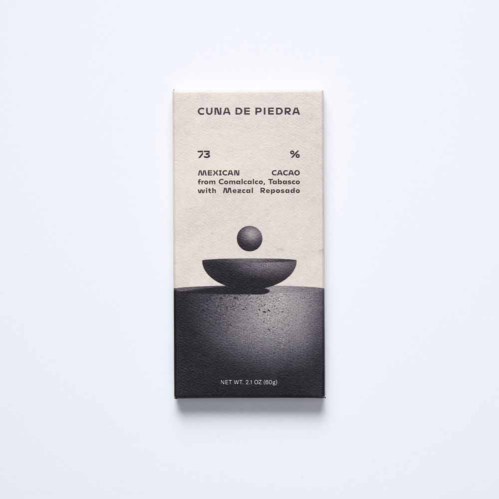 Cuna De Piedra - Comalcalco, Tabasco Dark Chocolate W/ Reposado Mezcal - 73% - 2.1 oz.
