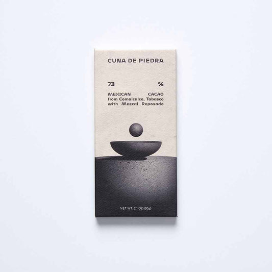 Cuna De Piedra - Comalcalco, Tabasco Dark Chocolate W/ Reposado Mezcal - 73% - 2.1 oz.