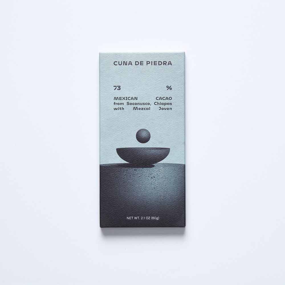 Cuna De Piedra - Soconusco, Chiapas Dark Chocolate W/ Joven Mezcal - 73% - 2.1 oz.