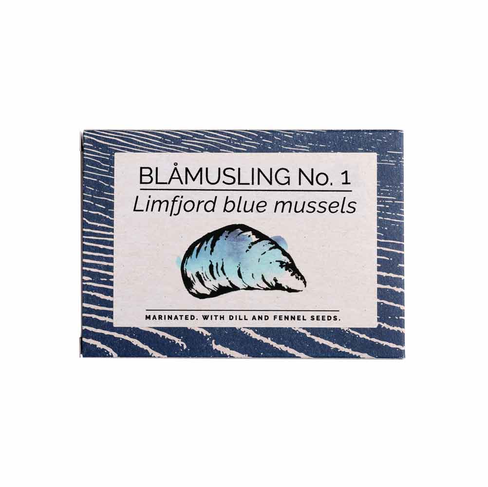 Fangst - Blåmusling No. 1 - Limfjord Blue Mussels Marinated W/ Dill & Fennel Seeds - 110 g
