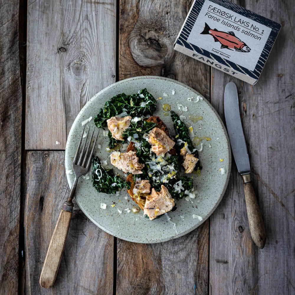 Fangst - Færøsk Laks No. 1 - Faroe Islands Salmon Flash Grilled - 110 g
