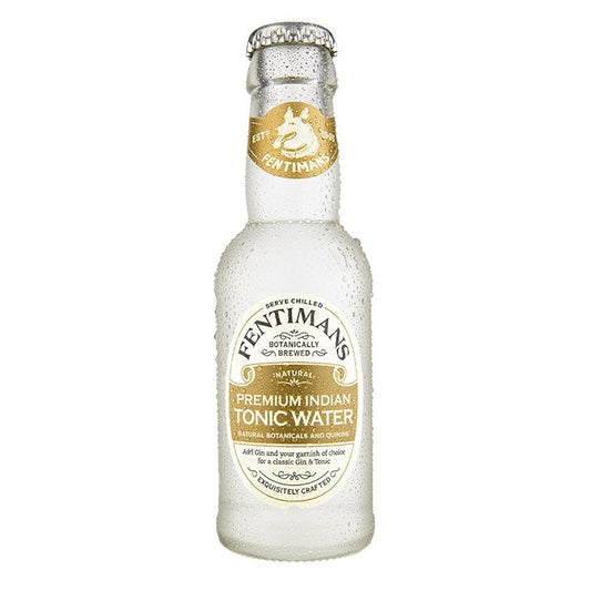 Fentimans Premium Indian Tonic Water bottle on a white background