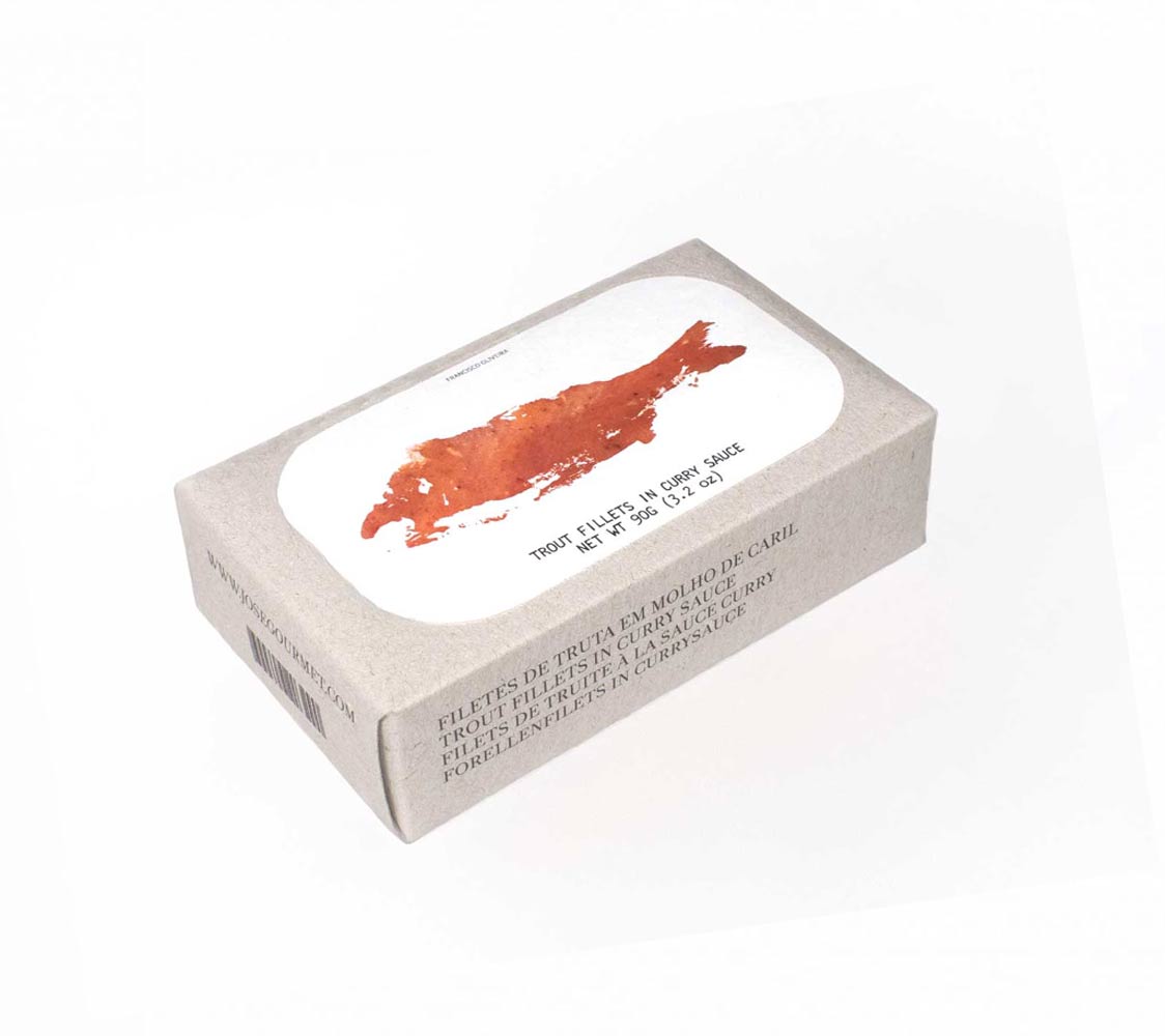 José Gourmet - Trout Fillets In Curry Sauce - 90 g