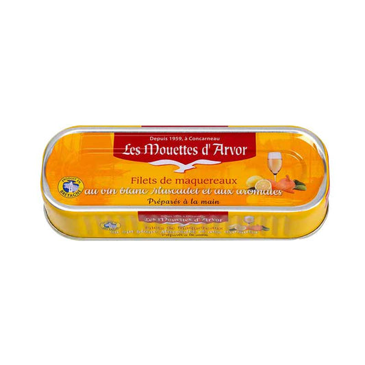 Les Mouettes d'Arvor - Mackerel In Muscadet Wine & Herbs - 176 g