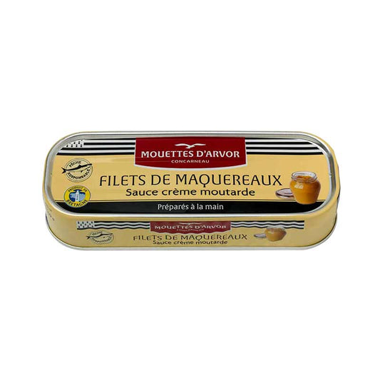 Les Mouettes d'Arvor - Mackerel In Mustard & Creme Fraiche - 169 g