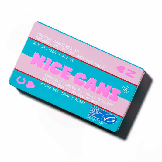 Nice Cans - Smoked Sardines In Organic Olive Oil & Sea Salt - 120 g