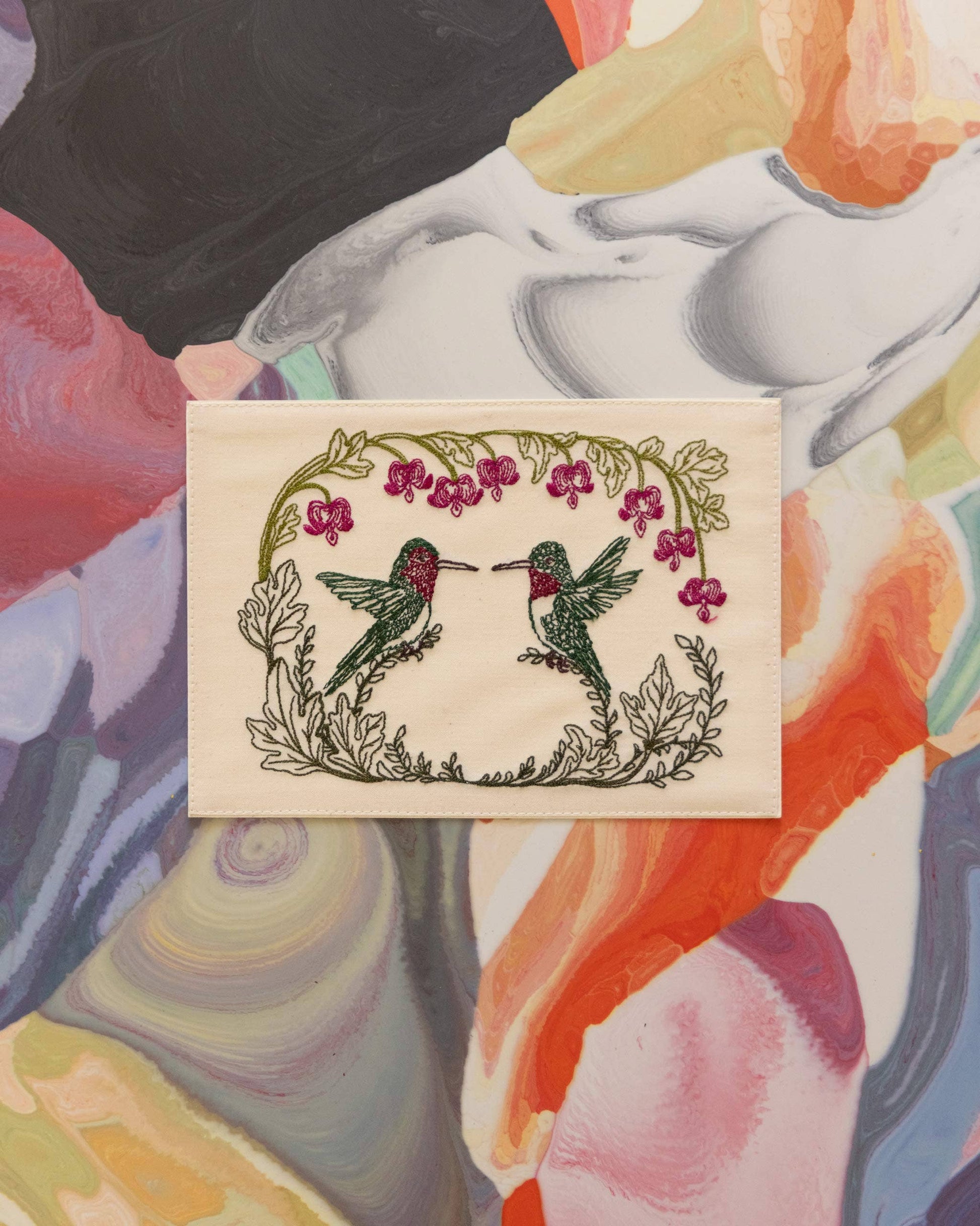 Coral & Tusk - Hummingbird Hearts Card