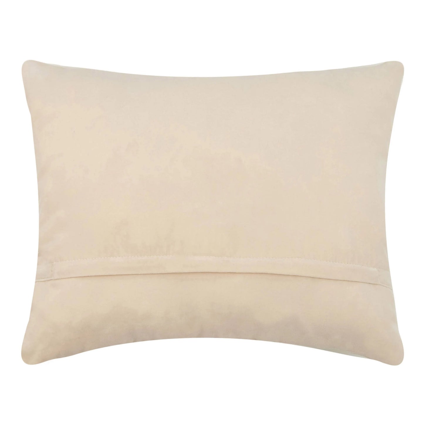 Beige pillow on a white background