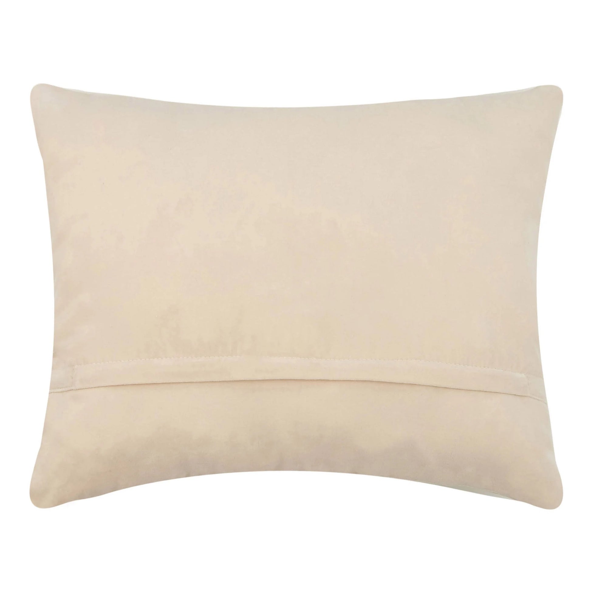 Beige pillow on a white background