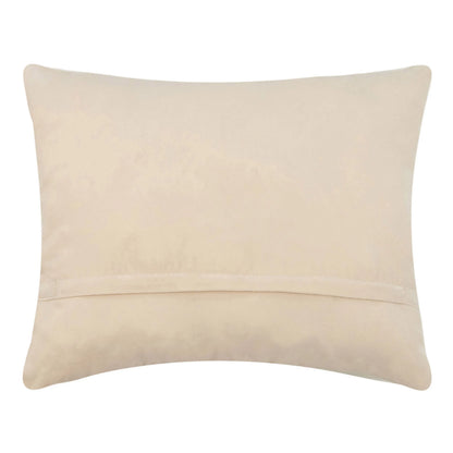 Beige pillow on a white background
